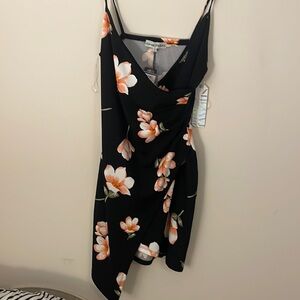 Size Lg asymmetrical strap dress